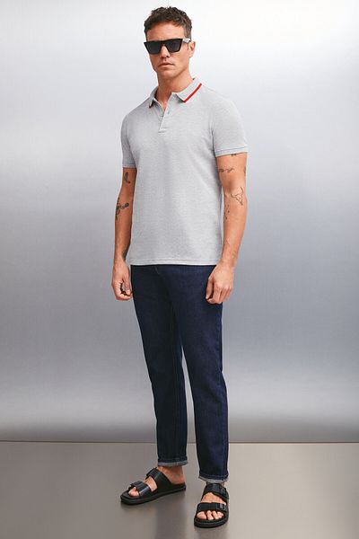 GRIMELANGE Ανδρικό μπλουζάκι Polo Neck RHODES Grimelange