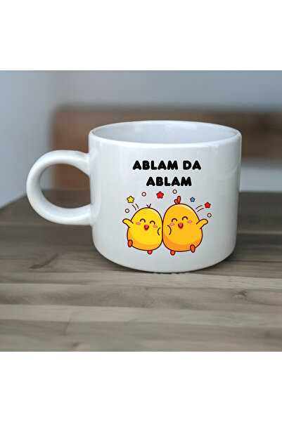 D&Y GAUDERY Ablam Da Ablam Porselen Kupa Çay Kahve