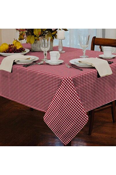 Pötikare Küçük Kareli Desen Piknik Örtüsü, Sofra Bezi 80 X 80 Cm.