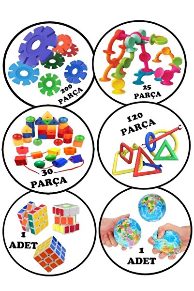 Ax Axentia Eğitici Oyuncak Set Suqigz Yaratıcı Diskler Geometrik Çubuklar Ve ...