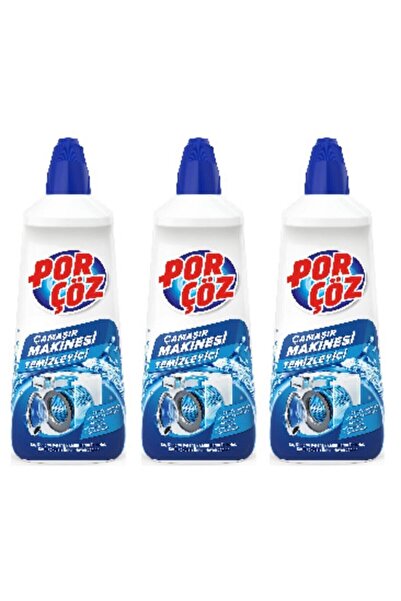 Porçöz PORÇÖZ Çamaşır Makinesi Temizleyici 400 Ml. X 3 Adet