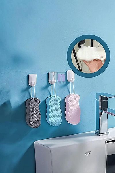 homeneeds Extra Soft Magic Bath Body Shower Sponge - Massage Brush and Washcloth