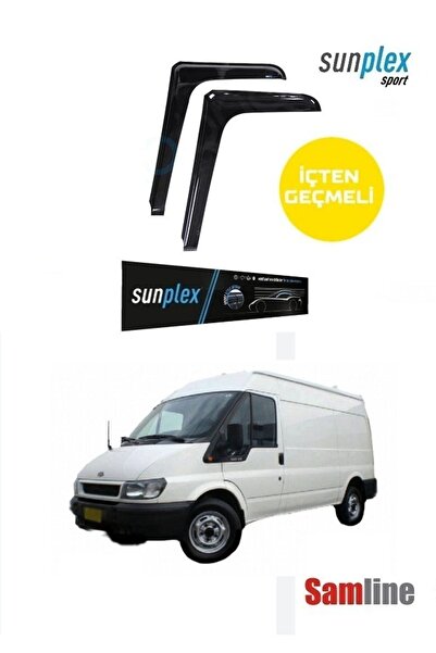 SUNPLEX Ford Transit 2002-2006 Cam Rüzgarlığı (L Tipi içten geçmeli) Takımı 2 adet