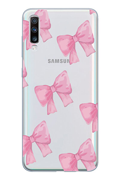 moonset Samsung Galaxy A30S/A50/A50S Uyumlu Fiyonklar Tasarımlı Baskılı Şeffa...