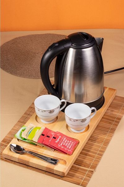 DDATELİER 5 Pieces Kettle Presentation Tray, Hotel Presentation Tray, Cup Tea Mat, Kettle Presentation, Kettle Tray