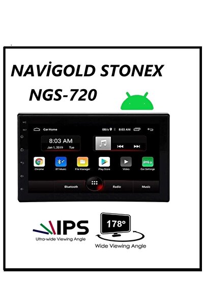 stonex Navigold 720 2 Gb Ram 32 Gb Hafıza Car Play Android Double Teyp + Ledli Kamera
