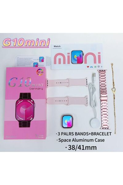 Genel Markalar G10 Mini 38/41mm 3 kordonlu Amoled  Saati En iyi Kalite