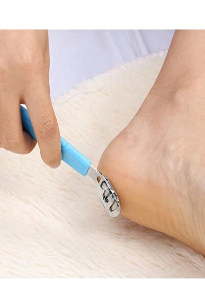 newnet Paslanmaz Çelik Topuk Ve Nasır Kesme Usturası-3 Yedek Jilet