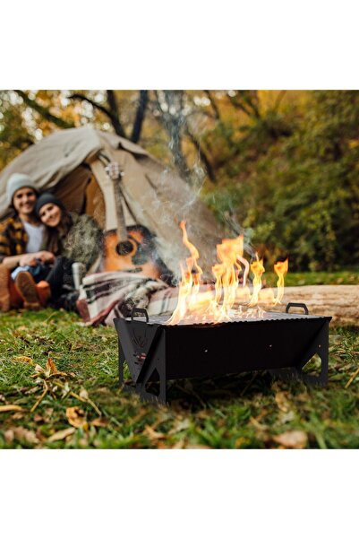 WiseDec WiseGrill Taşınabilir Çantalı Metal Mangal Kolay Kurulum Ve Portatif WiseDec V7