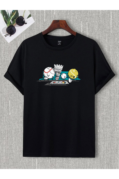 donamod Unisex Oversize Tenis Tennis Raket File Top Sever Hediye Doğum Günü A...