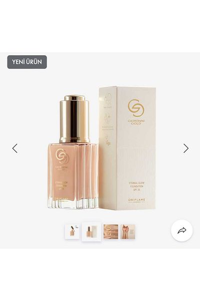 Oriflame Giordani Gold Eternal Glow Foundation SPF 25 43247