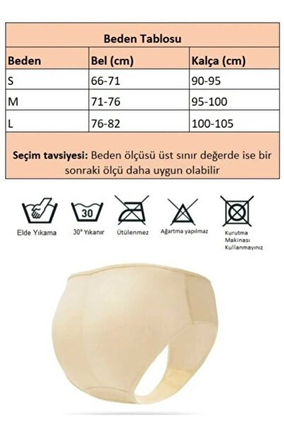 Flexstyle Popo Kaldırıcı Destekleyici Dolgulu Külot