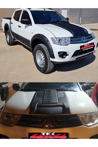 TEK OFFROAD GARAGE L200 Scoop Kaput Kaplama 2007-2015 Modeller Arası Uyumlu