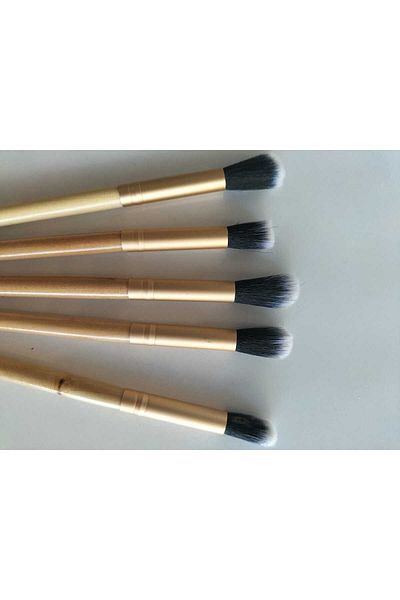 KIRMIZICOSMETİCS PENȚĂ DE MACHIAJ MOALE DE 5 PIECE PENSĂ DE FARD DE OCHI
