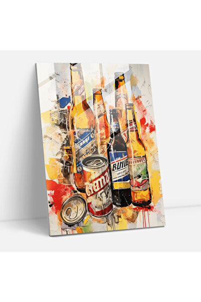 PaintedAnarchy The Art of the Bar - , Glass Print, Art and Merge, Glass Wall Art