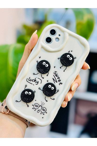 Go Aksesuar حافظة من السيليكون الناعم بتصميم لعبة ثلاثية الأبعاد متوافقة مع هاتف iPhone 11