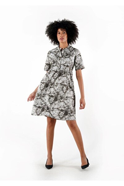 ALEXANDERGARDI Сукня Comfort з коміром-стійкою - на ґудзиках, B24-384 00