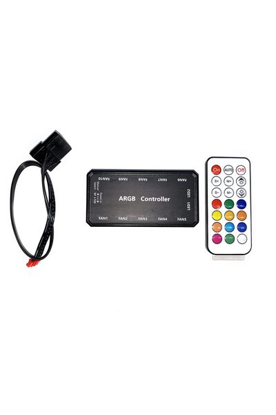 GAMETECH HALO V2 4x120mm SESSİZ PROFESYONEL KUMANDALI RGB FAN SETİ