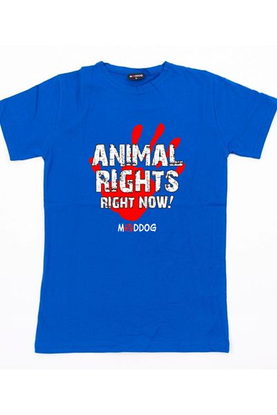 mAddog ANIMAL RIGHTS Μπλουζάκι δράσης για τα ζώα (RELAX FIT) (μεγάλο μέγεθος) (unisex)