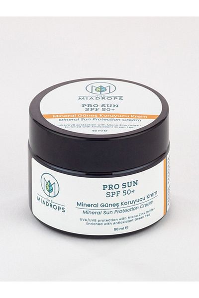 The Miadrops Prosun Spf 50+ Mineral Sunscreen Cream (Face+Body)-Green Tea Extract-High Factor Broad Spectrum