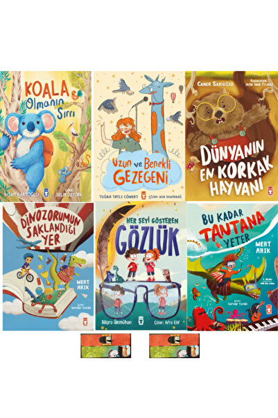 Timaş Çocuk 1.2.sınıf seçkin hikaye kitapları,Uzun ve Benekli Gezegeni,Koala ...