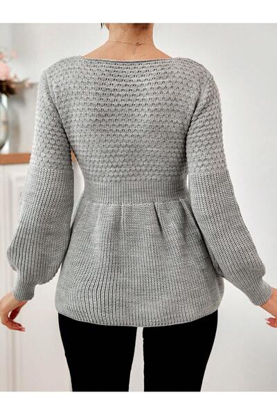 ATEMODAA Knitwear Sweater - Bell Skirt Design