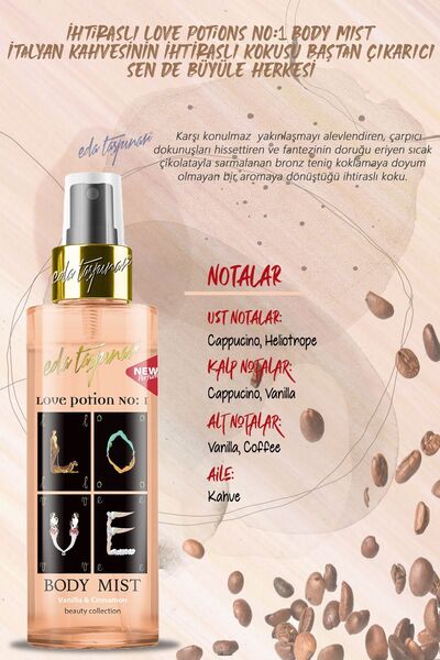 Eda Taşpınar Love Potion No:1 Body Mist Vücut Spreyi 200ml.