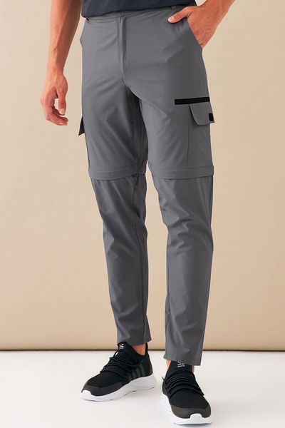 Escetic MEn'S Slimfit Dark Gray SummEr SportS SwEatpantS - Lycra Fabric, Can BE ShortS S0000
