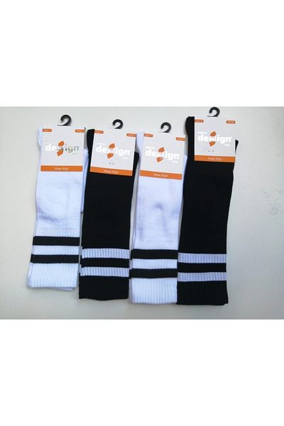 Design Socks 4& # Παιδικές κάλτσες 39 Pack Desing ριγέ μέχρι το γόνατο