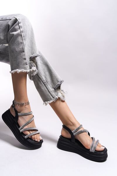 Riccon Dámské sandály Ghylgal0012311 Černé