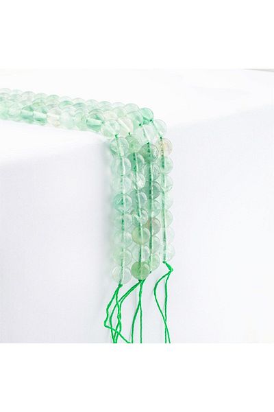 Zeynep Büyükbay 8mm Fluorite Natural Stone String