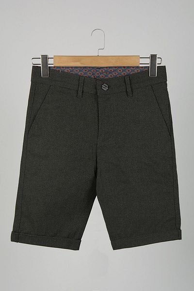 Terapi Men Pantaloni scurți de in kaki slim fit pentru bărbați