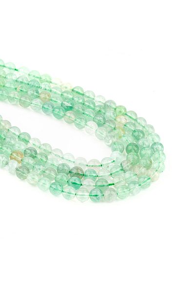 Zeynep Büyükbay 6mm Fluorite Natural Stone String