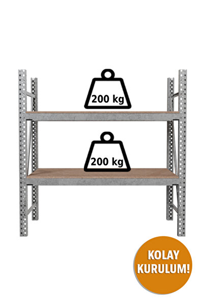 GDS Ağır Yük Raf Ünitesi 2'li H1800