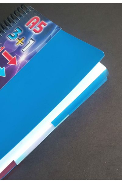 DEFTERSAN A5 Plastic Cover 3 1 120 Sheets