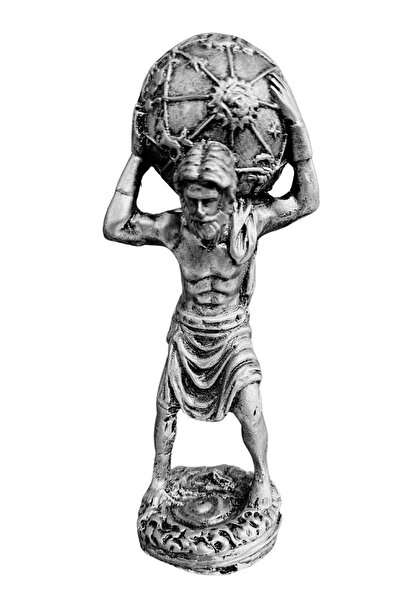 ArtemisDükkan Atlas Heykeli Dünyayı Sırtlayan Titan 19 cm