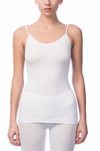 NBB Women's White Seamless Undershirt 2433
