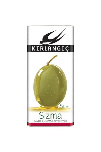 Kırlangıç Sızma Zeytinyağı 5 Lt ( 1 Koli ) Koli Içi 4 Adet