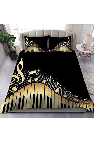 Elmas Dizayn طقم غطاء لحاف مزدوج من King Size - قطن ساتان، مضاد للبكتيريا أسو...