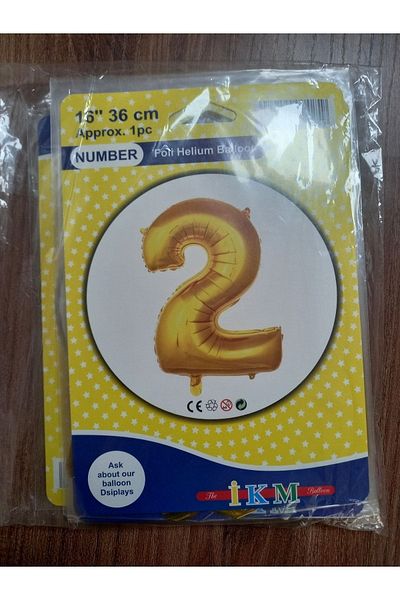 ikm balon Number 2 Balloon 16 Inc 36cm