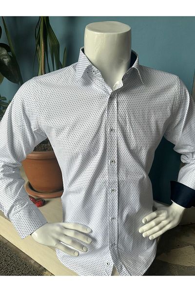 CLASSO uzunkol printed lycra shirt