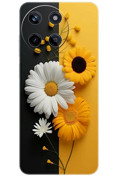 realme 11 (RMX3636) Uyumlu Kılıf Desen Baskılı Silikon Papatya Serisi STK:737...