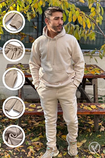 YAKAMEL Set de trening OB Comfort cu glugă, buzunar cangur, supradimensionat,...