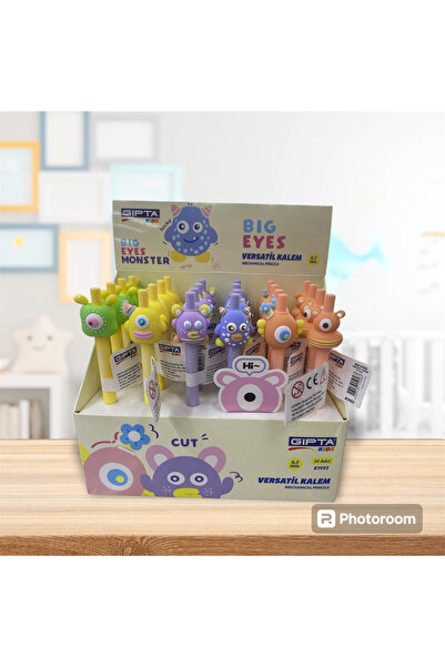 cosmic kırtasiye süslü 07 uçlu kalem canavar figürlü