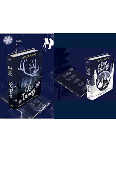 İndigo Kitap Kar Tanesi Ciltli Kar Küresi Ciltli Beyza Alkoç 2'li Set Gny23