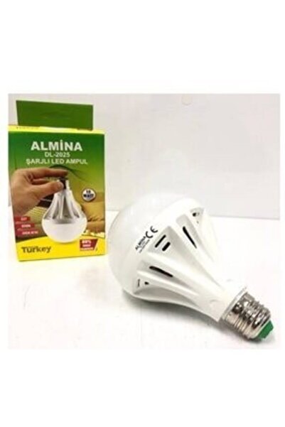 Rixos 30 Watt Şarjlı Led Ampul -30 W Akülü Led Ampul