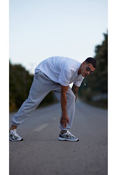 YAKAMEL Unisex Μαλακό Γκρι Παντελόνι Φόρμας Comfort