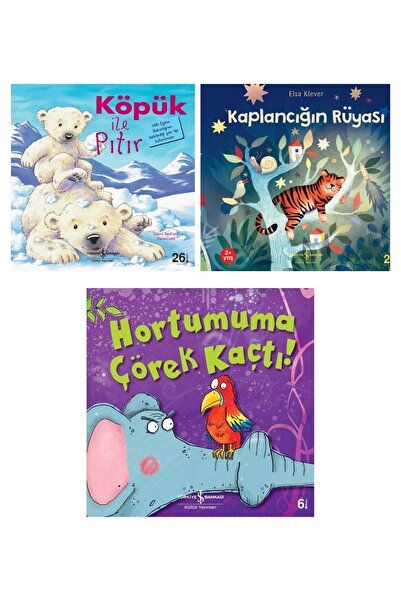 TÜRKİYE İŞ BANKASI KÜLTÜR YAYINLARI Köpük Ile Pıtır + Kaplancığın Rüyası + Ho...