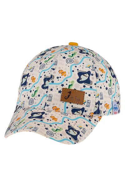 Kitti 1-3 Years Old Baby Boy and Child Hat - Sea Pattern