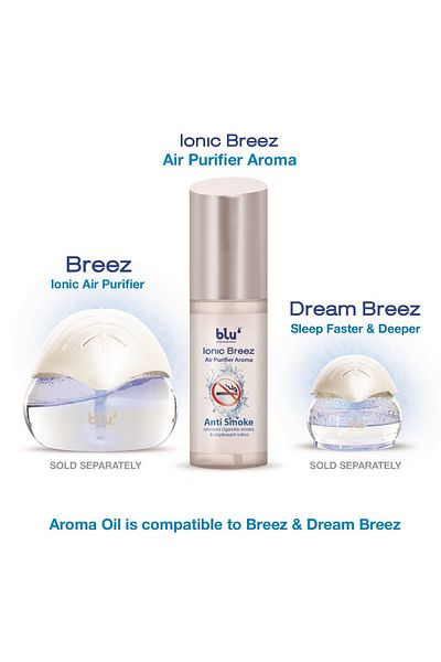 Blu Intelligent Health Solutions blu Breez Ionic Air Purifier Aroma Oil - Anti-Smoke (100 ml)